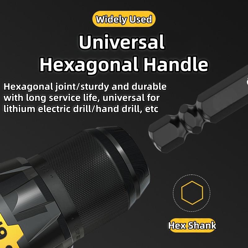 Tile Drill Bit 6-12mm Dry Drilling Glass Cement Concrete Metal Marble High Hardness Masonry Drill Bit Set