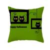Halloween decorative cushion funny cat pillow sleeve is suitable for home living room sofa waist cushion bedroom decoration