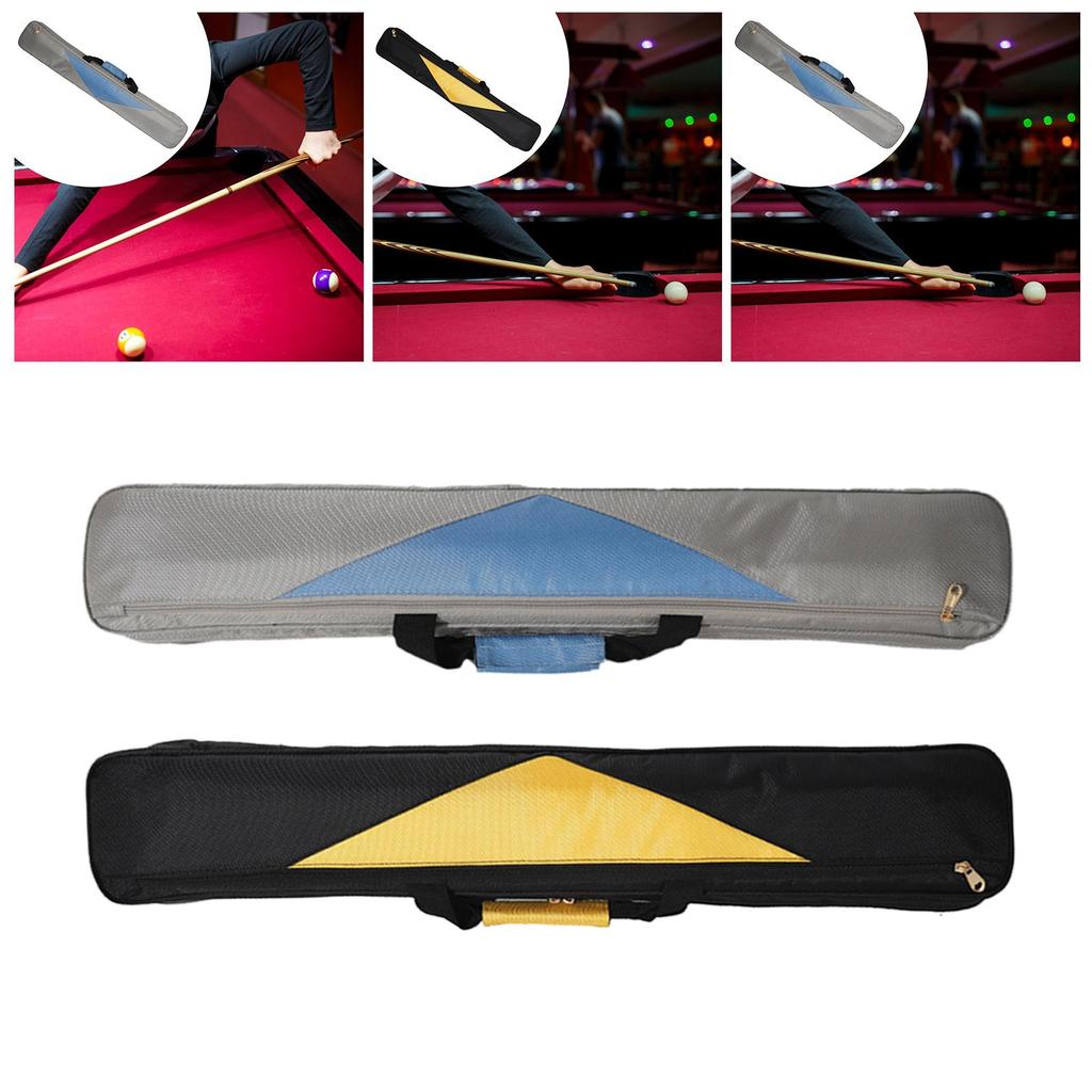 Pool Cue Case 7 Holes with Adjustable Shoulder Strap with External Pocket Billiards Supplies Stylish Portable Protector Pouch
