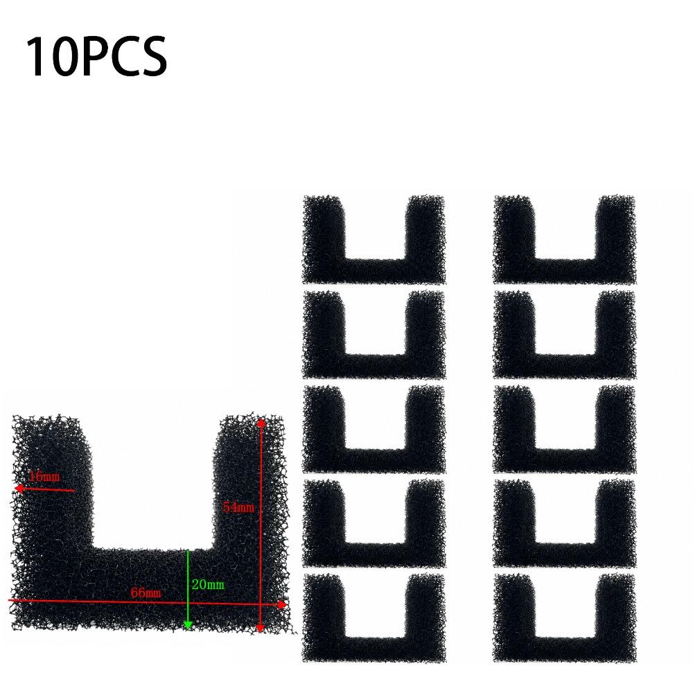 10pcs Multi-Layer Foam Filters Residue Blocking Sponge Filters  Pet Supplies