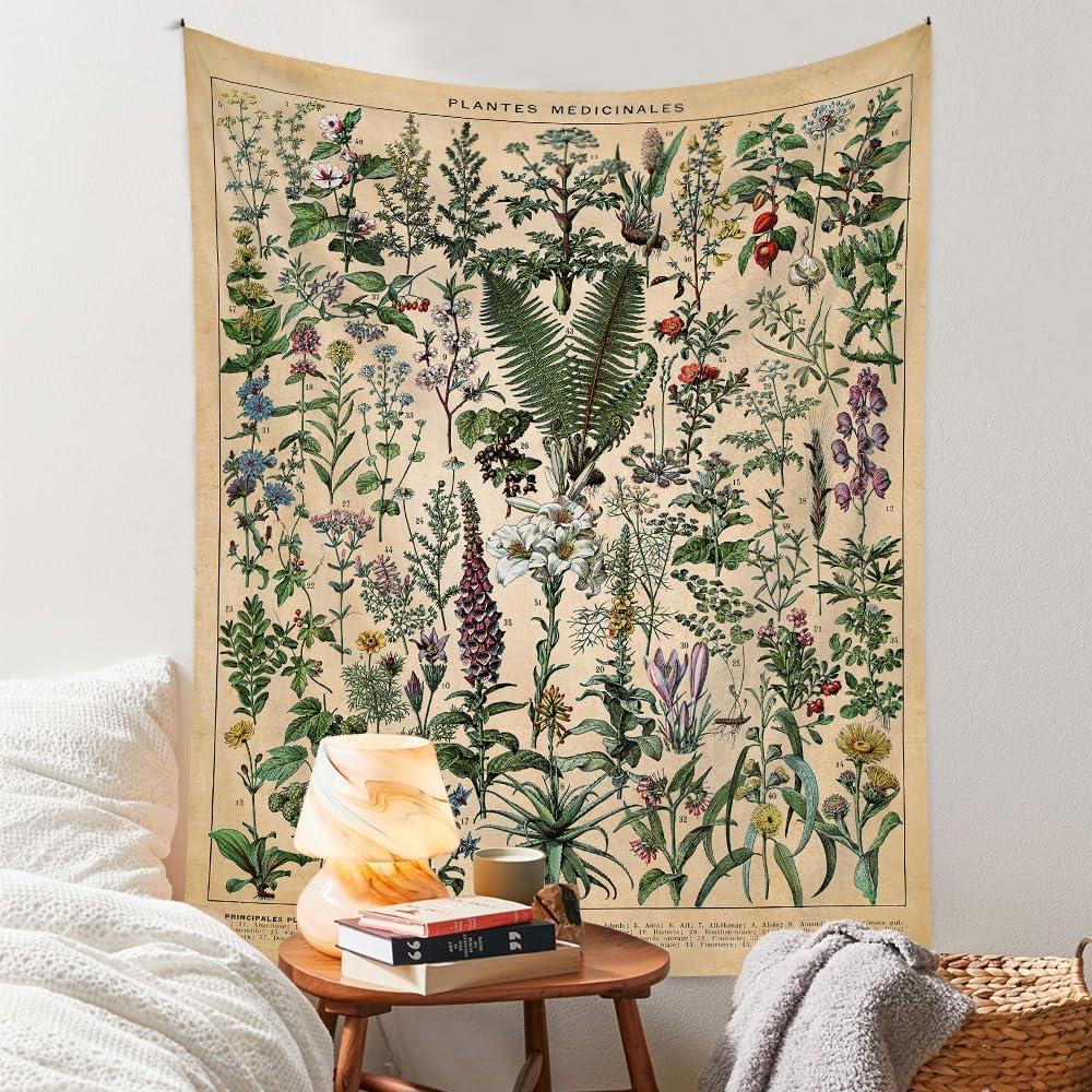 Vintage flower tapestry 75x100
