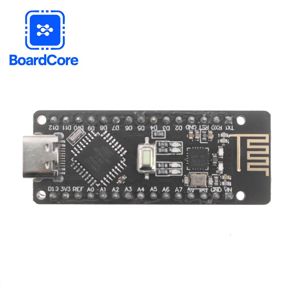 RF-Nano TYPE-C USB Compatible ATmega328P Nano V3.0 Integrated NRF24L01 Wireless CH340 module For Arduino