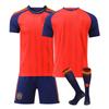 Teens Kids Adults Football Kits Sport Training Jersey Set with Socks 2026 FIFA World Cup Spain Home