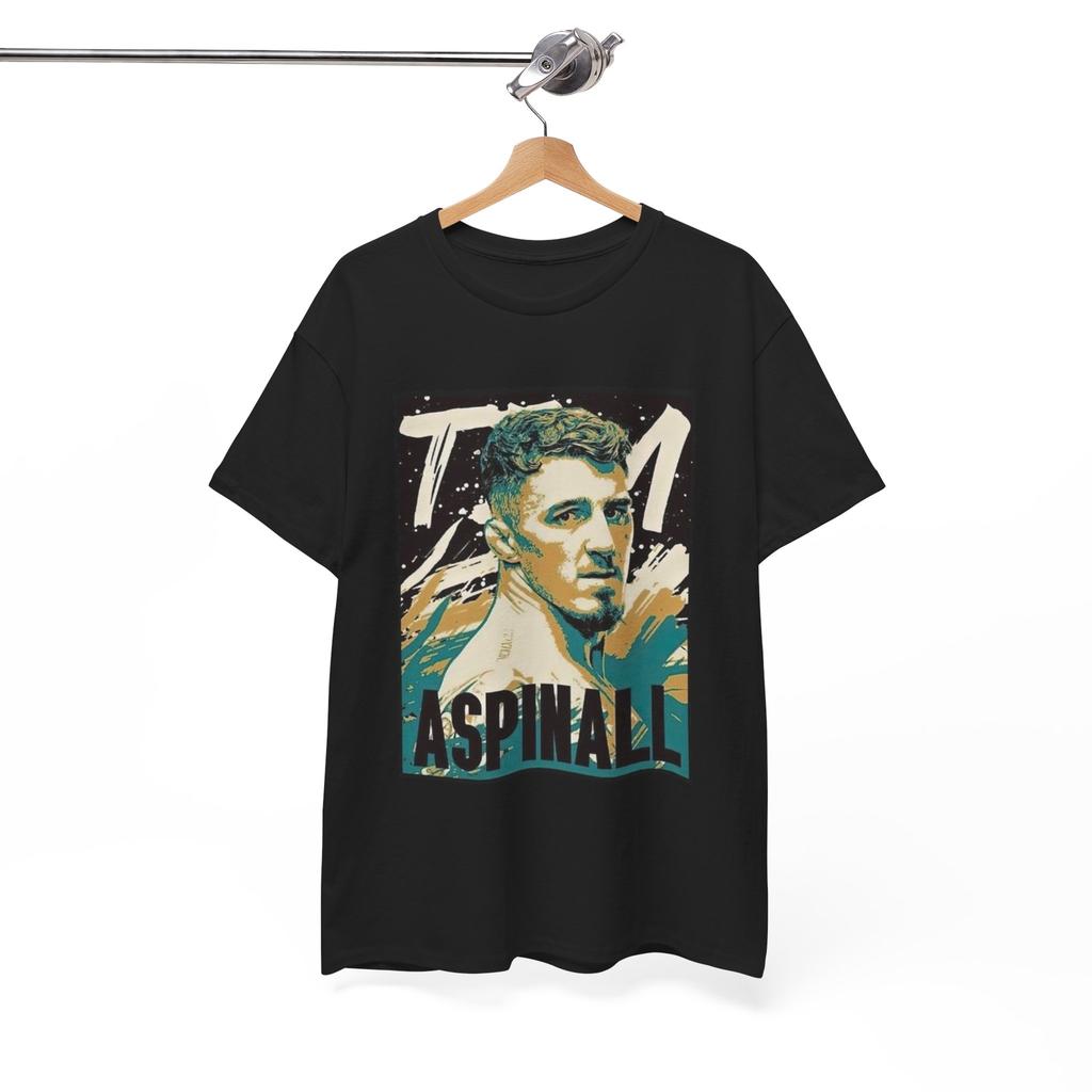 college students  Cotton T-shirt Tom Aspinall Tshirt UFC Merch MMA Poster Heavyweight Unisex Heavy Cotton Retro