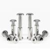 304 Stainless Steel Hex Socket Set Screw W/ Locking Plate & Beveled Knock-in Rivet (M4-M8)