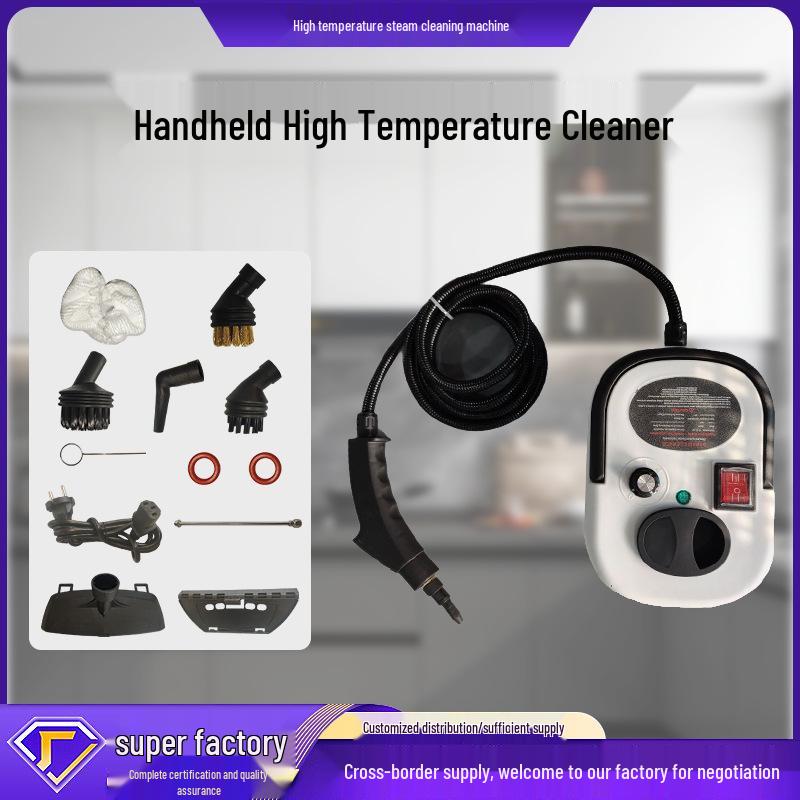 220V/110V High-Temp Steam Cleaner with LCD: Multifunctional Kitchen Cleaning Machine