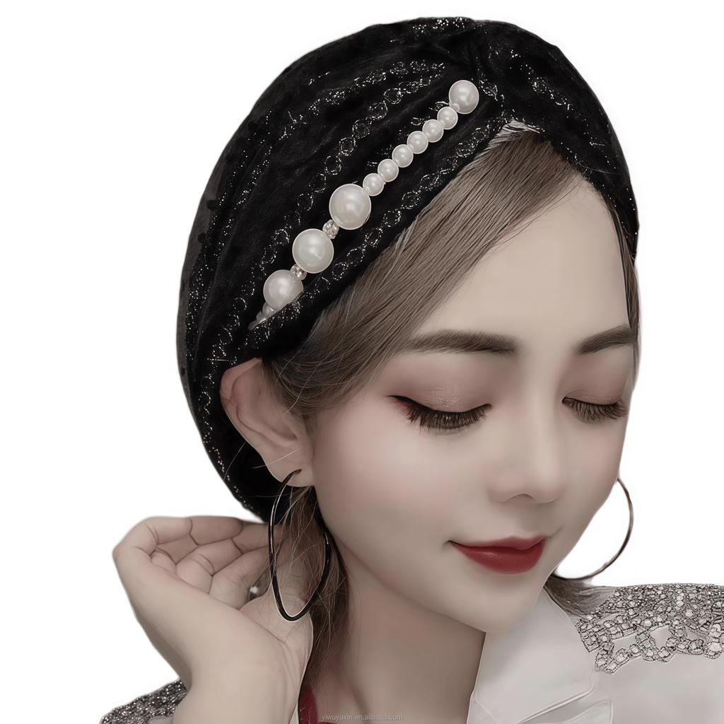 YASEEN Fashion Muslim Lace Eco-Friendly Breathable Four Seasons Hair Accessories Women Caps Turban Hat