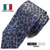 [Michiko London] Italian Fabric, Made in Japan. Silk Necktie, 100% Silk. Perfect as a gift for men, women, or unisex. (MKI-011-C GrayOlive)