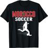 Marokko Voetbalfans Shirt - Marokkaanse Vlag Voetbal Liefhebbers T-shirt(1)