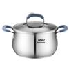 ASD DeLisha Pot à Soupe Antiadhésif Haut de Gamme 24 cm Acier Inoxydable 304