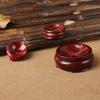 Natural Wooden Crystal 1Pcs Retro Ball Base Durable Pest Control Collection Home Decor Sphere Stand Bracket Holder Decoration