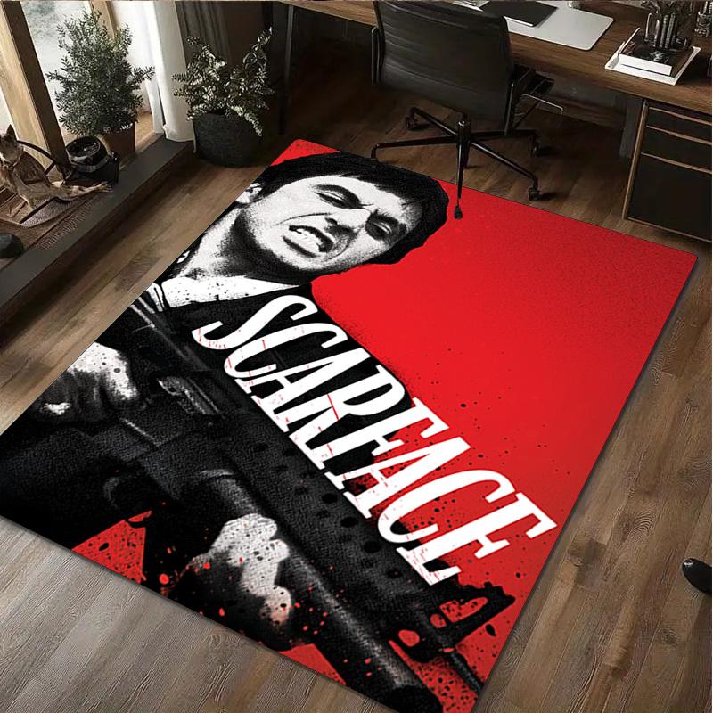 Scarface Rug - Home carpet Office Decorative Carpet For Living Room Bedroom Door Mat Floor Rug Computer Chair Area Rug