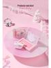 Lychee Secret Garden Blush: Brightening, Adherent Purple Makeup for a Girlish Glow with Puff