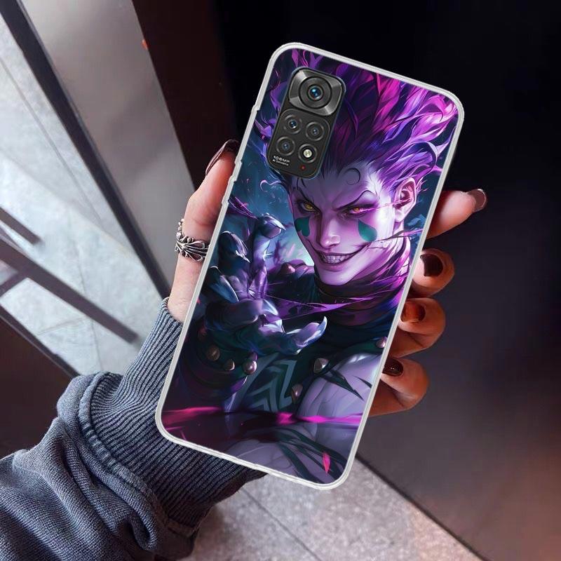 Huner X-Hunters Hisoka Phone Case For Xiaomi Redmi Note 10 11 12 13 14 15 Pro Plus 11S 12S 14S 11T 11E 10S Soft TPU Back Cover R