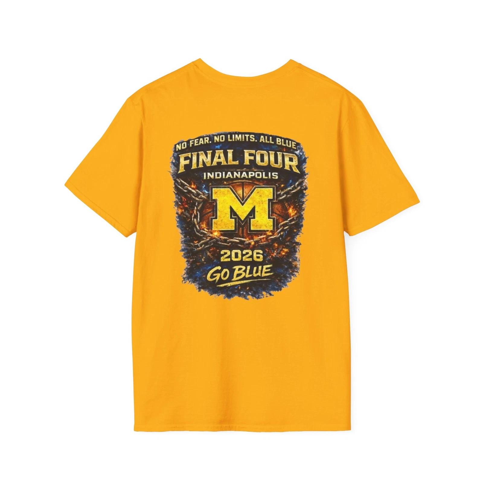 Final Four Michigan Who Prevails T shirt | College Basketball Tee 2XL