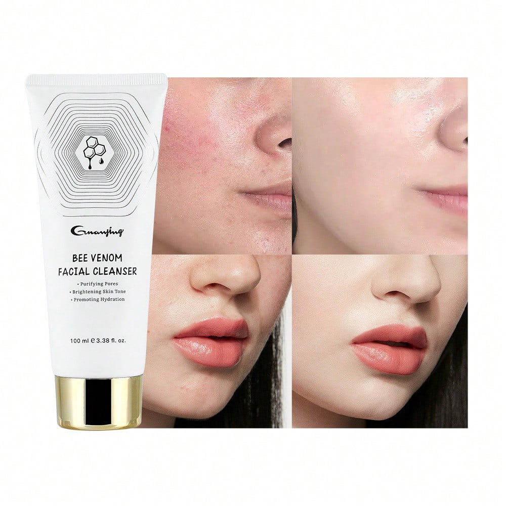 1pc Honey Facial Cleanser, Tightening And Gentle, Deep Cleansing Skin Impurities, Moisturizing And H