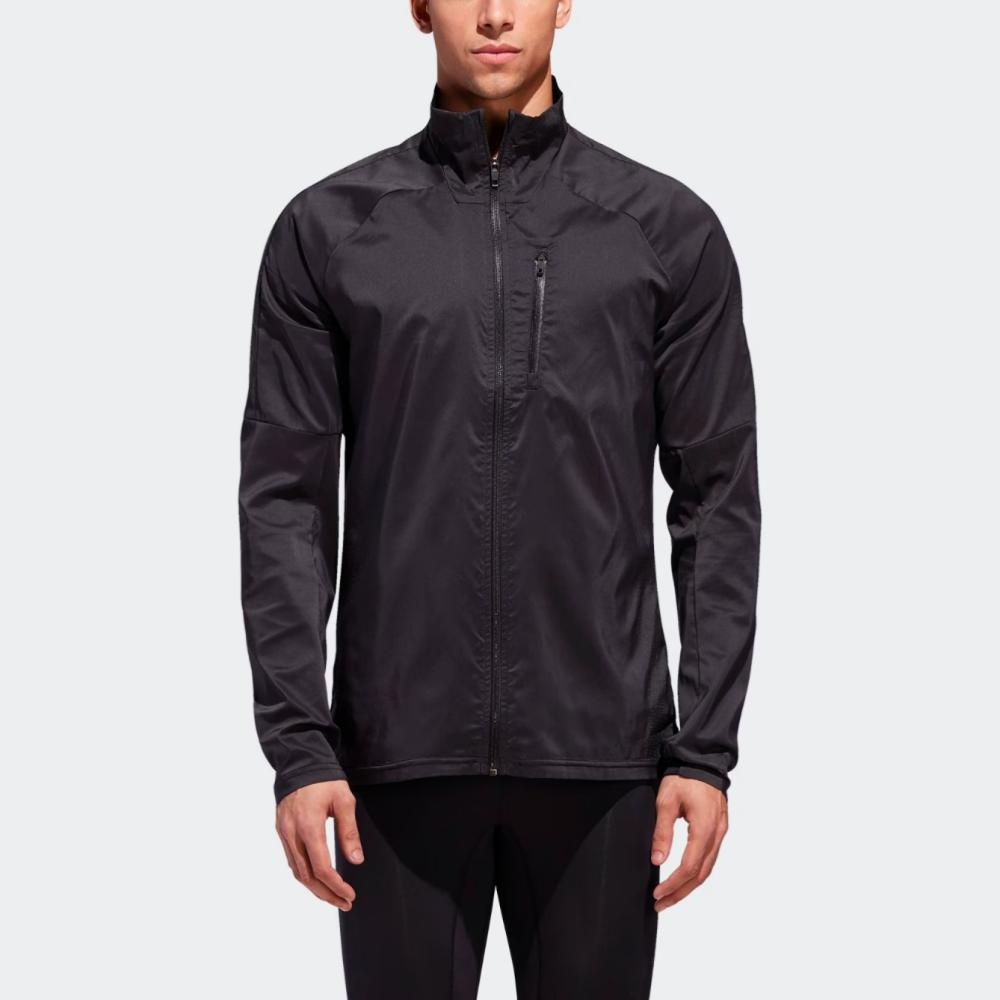 Adidas Supernova Jacket Breathable Windproof Stand Collar Zip Jacket Men Jackets Black D73188