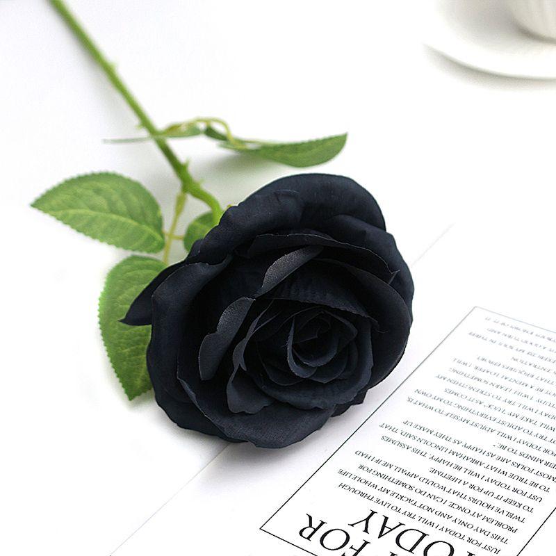 5pcs Rose Artificial Flowers Bouquet Silk Flowers Wedding Marriage Decoration Supplies Fake Flower for Garden Home Decor Outdoor
