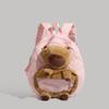 Cute Cartoon Kids School Bags Female Large-capacity Cartoon Funny Backpack Soft Girl Cartoon Animation Student Backpack Light Love Bag