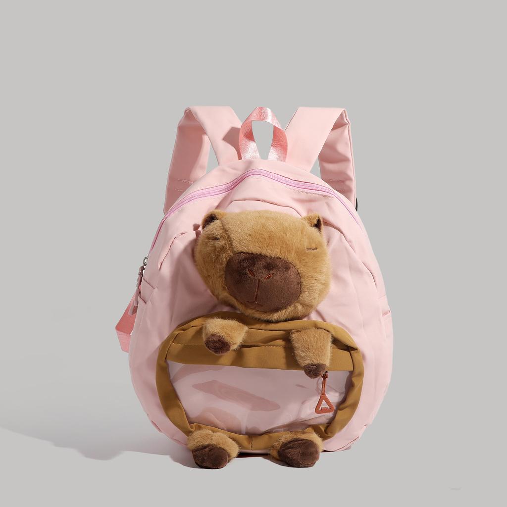 Cute Cartoon Kids School Bags Female Large-capacity Cartoon Funny Backpack Soft Girl Cartoon Animation Student Backpack Light Love Bag