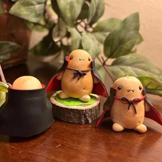 

Мультяшная фигурка «Маленький картофель», мини-овощная фигурка из смолы, модель игрушки, статуя, скульптура, украшение для рабочего стола, дети, взрослые, подарок на Рождество и день рождения