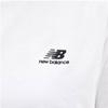 New Balance Nbnee21013 Uni Essential Small Logo Short Sleeve Tee Standard Fit  White 
