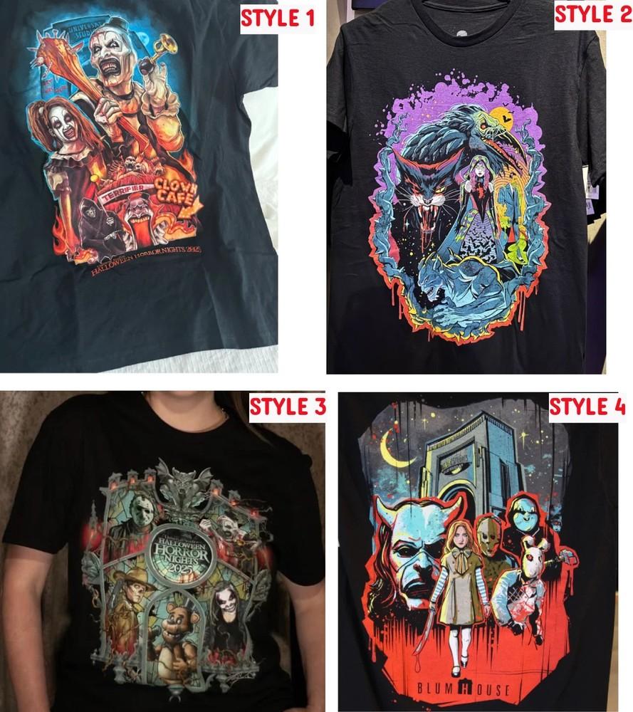 Universal Studios Hhn Halloween Horror Nights 2025 Shirt Reprint AN58299 Unisex T-Shirt XXXXL