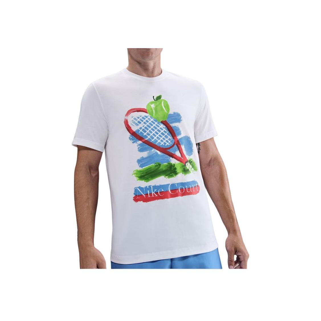 

Nike Letter Pattern Pullover Short Sleeve Round Neck T-Shirt Men tops White HV1713-100 XL