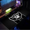 Raiders Team Logo Design mouse pad, rubber base, esports desk mat, mouse pad for gamers and office use, gaming desk , easy to clean mat