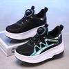 Hochwertige zweirädrige Rollschuhe für Jungen und Mädchen, Gehen, Freizeitschuhe, Schulschüler, Modische, Personalisierte Rollschuh-Sneaker
