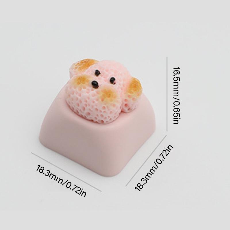 Unique Dog Pattern Keycaps For Mechanical Keyboard Switches Resin Keycap Enhances Aesthetics And Durability