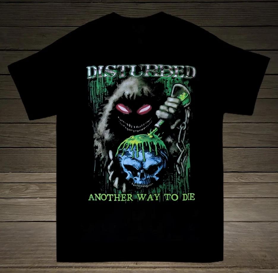 Rare Disturbed Band Cotton Gift For Family Black S-2345XL Unisex T-shirt S