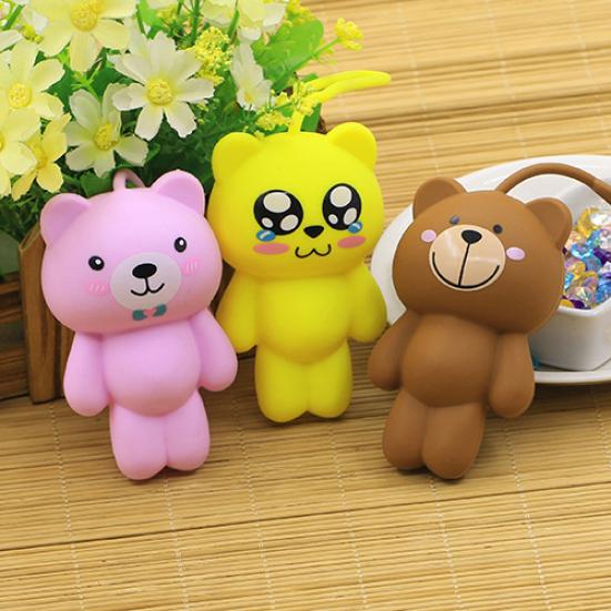 Zvířecí silikonový držák na klíče Pouzdro na mince Peněženka Taška Přívěsek na peněženku