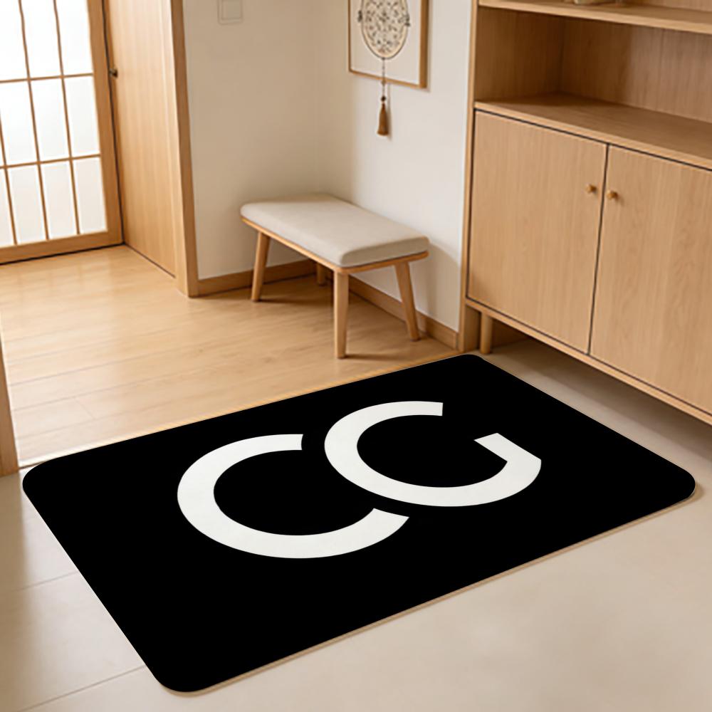 ANIME C-CG Floor Mat Absorbent Floor Mat Non-Slip Entrance Rug for Bathrooms Restrooms and Toilets 40cm x 60cm