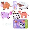 Puzzle Baby Montessori Educational Toys Wood 3D Puzzle Games Iron Box Children Puzzles Jigsaw Wooden Puzzles For Kids 2 3 4 Year