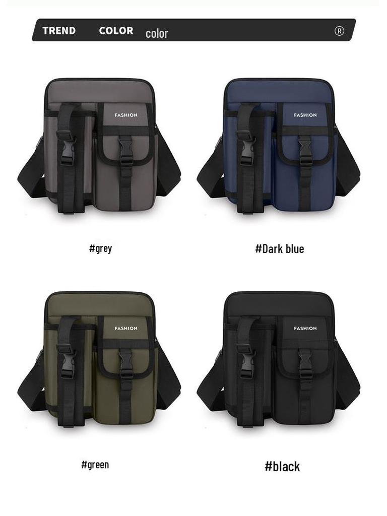 Bolso Cruzado Táctico para Hombre - Mochila Resistente al Desgaste para Viajes y Actividades al Aire Libre