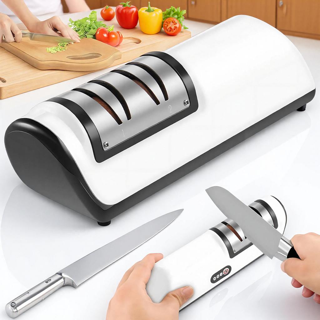 D5 Quick Sharpening Electric Knife Sharpener edc Tool Rechargeable Non Slip Pad Portable Kitchen Accessories Blade Sharpener
