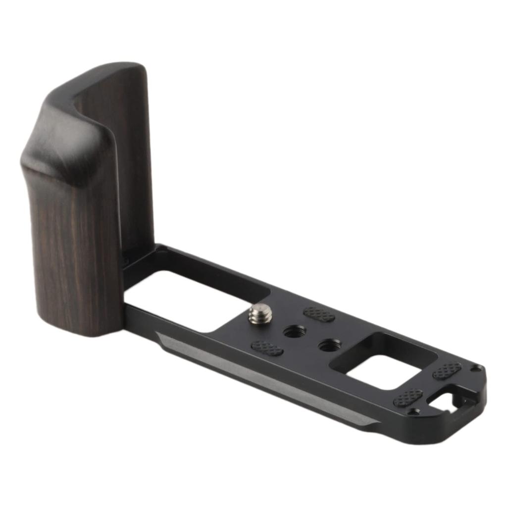 WEPOTO Noble Wood and Metal Hand Grip for Fujifilm X-E4 (GP-XE4-B)