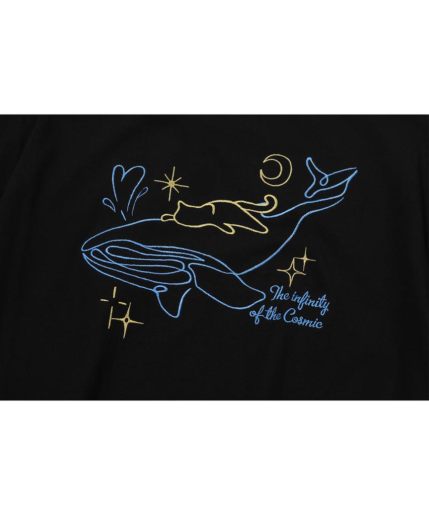 CPGN STUDIO Infinity Embroidered Short Sleeve T-Shirt Black