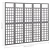Vidaxl 5-Panel Room Divider/Trellis, Fir Wood, 201.5X180Cm