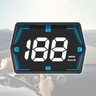 1Pcs Car Digital GPS Speedometer HUD Head-up Display Eletronicos Speed Alarm Gadgets Inteligentes for All Car MPH KMH