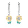 Hoop Earring Copper Metal Pendientes Pansy Butterfly Lotus Sunflower Designed For Woman Authentic Original Earring Trendy Fashion High Quality Fine