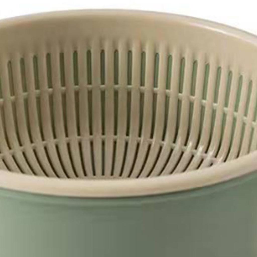 Double Layer Drainer Basket Multifunctional Fruit Vegetable Washing Bowl Kitchen Colander Bowl