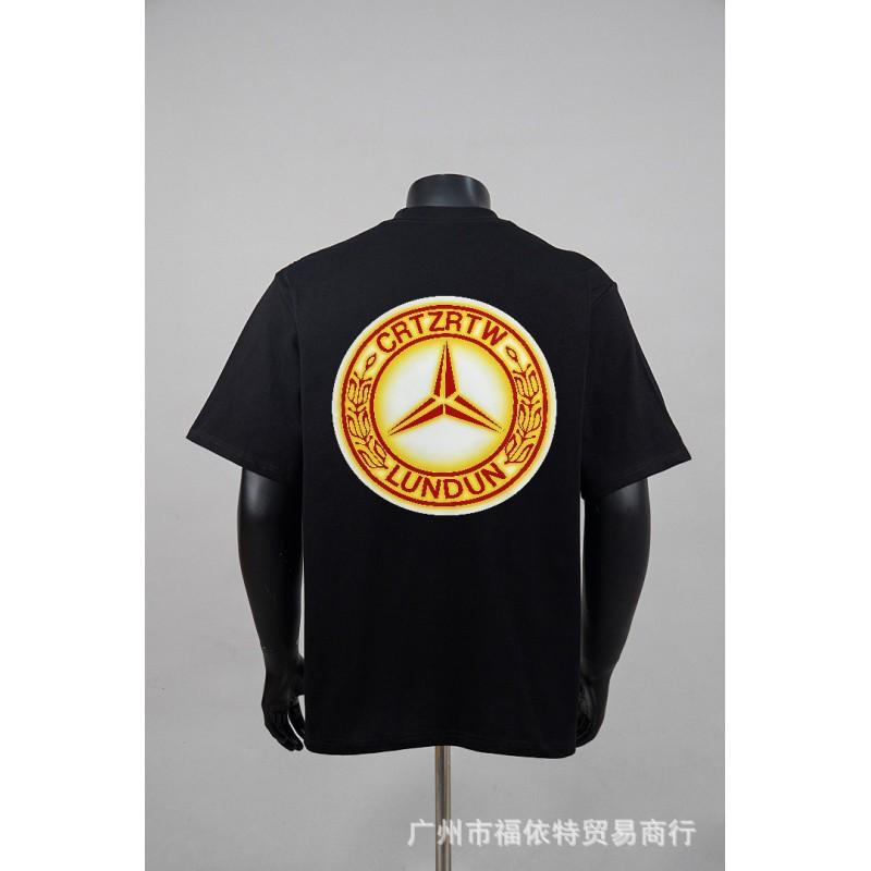 Corteiz Alcatraz Vintage Print T-Shirt Herren Damen Streetwear Lockerer Schnitt Kurzarm Tee