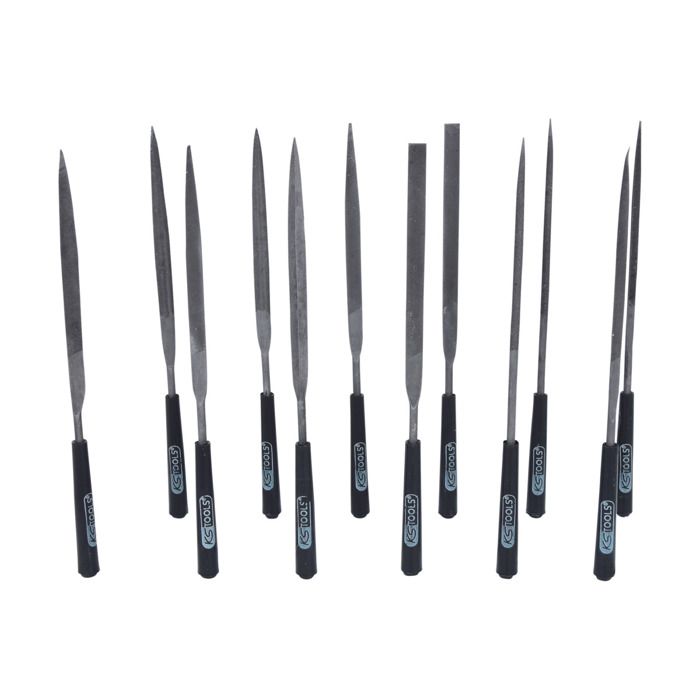 Needle File Set - Ks Tools - 140.3050 - 12 Pieces - 145mm - Precision Tools