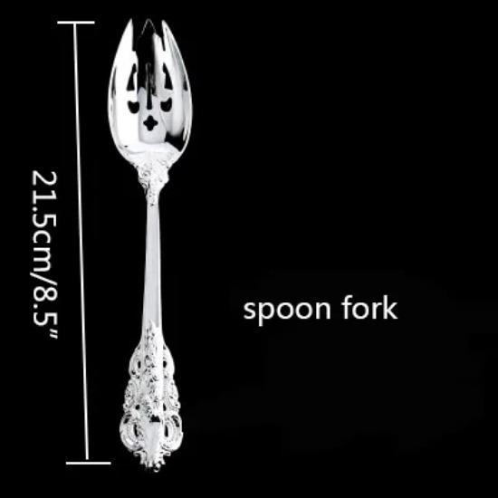 

1 шт. Роскошные столовые приборы в западном стиле, набор столовых приборов, нож для стейка, вилка, ложка, столовые приборы, кухонный инструмент для ресторана