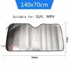 Car Window Sunshades Foldable Sunshade Windshield Front Visor Cover Curtain Car Sun Shade Anti-Uv Protection Auto Accessories