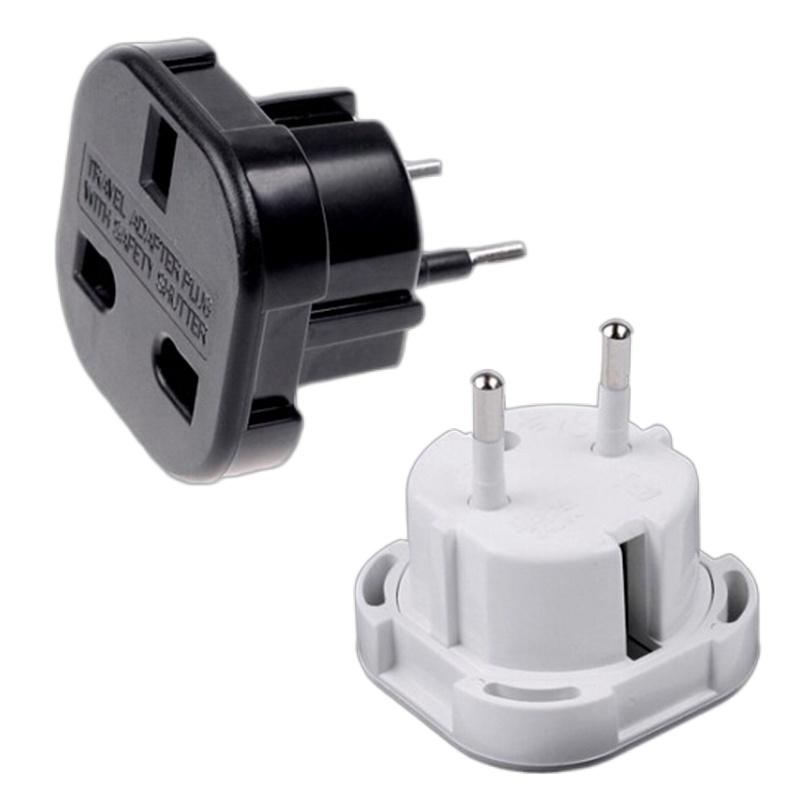 Depoguye EU To Uk Plug ,UK To Europe Travel Socket Converter Adapter,plug Converter 2 Pin To 3 Pin Ac Adapter uk plug adapter