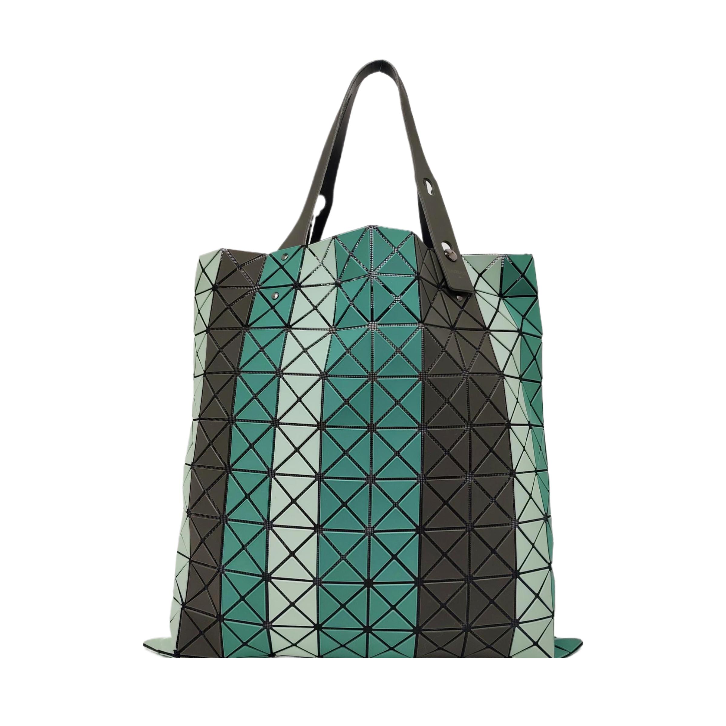 [Pre-Owned] Prism Large Green Special Material Geometric Tote Bag - Very Good #1YE81D6 ONE SIZE