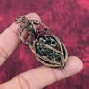 Turritella Agate Pendant Copper Wire Wrapped Pendant Handmade Pendant Copper Jewelry Natural Gemstone Pendant Wire Wrapping Jewelry For Gift